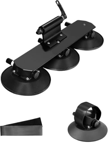 Générique Porte-vélos De Toit À Ventouse, Support De Vélo De Véhicule for VTT Et Vélos De Route(XP1001BK)
