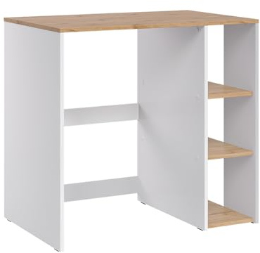 Vicco Armario para Lavadora Viktor, Blanco/Roble Artesanal, 93.6 x 88.2 cm