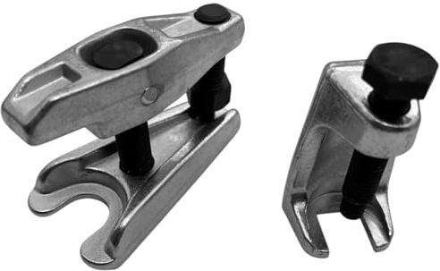 Alkan Kugelgelenk Abzieher Satz 2-tlg Spurstangenkopf Ausdrücker | Extra stabiler Kugelgelenk-Abzieher-Satz, 2-tlg, für Gelenkbolzen, Traggelenke und Spurstangenköpfe