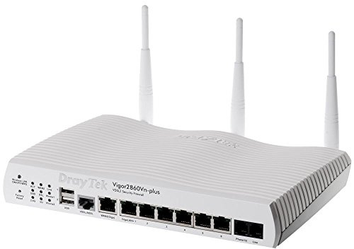 DrayTek Vigor 2860Vn+ Router (600Mbps, ADSL2+)