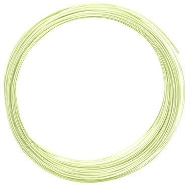 Vaessen Creative 24239-024 Aludraht Schmuck, Biegsam, Aluminium, hellgrün, 1 mm x 10 m