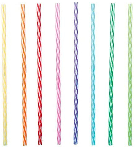 Kikkerland Rainbow Reusable Straws