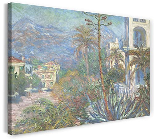 Printed Paintings Leinwand (60x40cm): Claude Monet - Villen in Bordighera