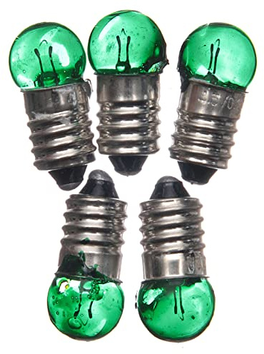 Holyart Light Bulb, Green, E5.5, 5 Pieces, 3,5-4,5v.