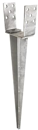 Post Anchor Adjustable 0-120 mm - Impact Ground Sleeves PSG - Support Base - Ground Spike - Post Support - Impact Sleeve 65 x 700 mm - Ground Sleeve - Ground Anchor Ground Anchor Ground Spikes