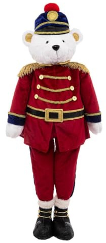 Déco de Noël Casse-Noisette télescopique en Habit Rouge H Maxi 105 cm - Feeric Christmas