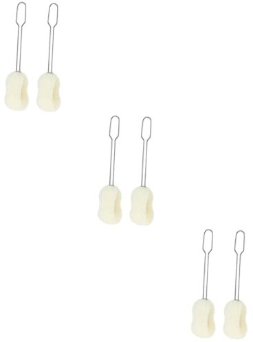 MAGICLULU 3 Juegos De Esponjas Limpiadoras De Botellas Cepillos para Tazas Esponjas para Biberones Botellas Deportivas Y De Vino Fáciles De Limpiar 2 Unidades X 3