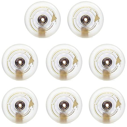 Skateboard-Rollen-Upgrade, leuchtende Inline-Skate-Ersatzrollen, Speed-Ersatzrollen mit Lagern, Flash-Rollen 90A für den Außenbereich