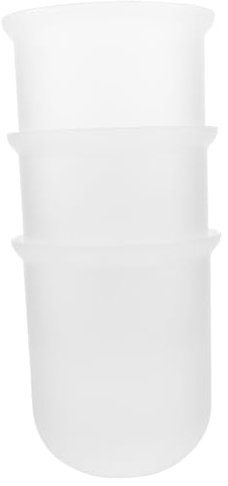 EXHUMKY 3piezas Soporte De Escobilla De Baño De Plástico Organizador Compacto para Cepillo De Inodoro De Diseño Moderno y Resistente para Baños Pequeños y Limpieza