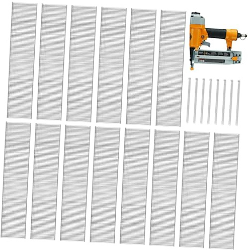 KONTONTY 2 boîtes Clous de Finition Acier Boîtes pour Moulures et Réparation Clous Droits Résistants pour Cloueuse Pneumatique et Électrique Fixation Précise et Rapide pour Cadre et
