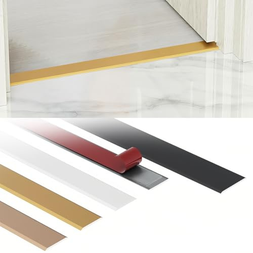 Aluminium Übergangsleiste, Flache Türschwellen Leiste, Breite 10/12/15/20/25/33/50/60 mm, für Fußböden Übergangsleisten Laminat Ausgleichsprofil(Silver,1.5cm x 90cm*3pcs)