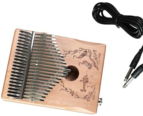 Anfänger-Kalimba Daumenklavier-Fingerspielstil 21-Noten-Manual-Tuning 17-Tasten-Kalimba Kann An Den Lautsprecher Angeschlossen Werden(21key audio varnish)