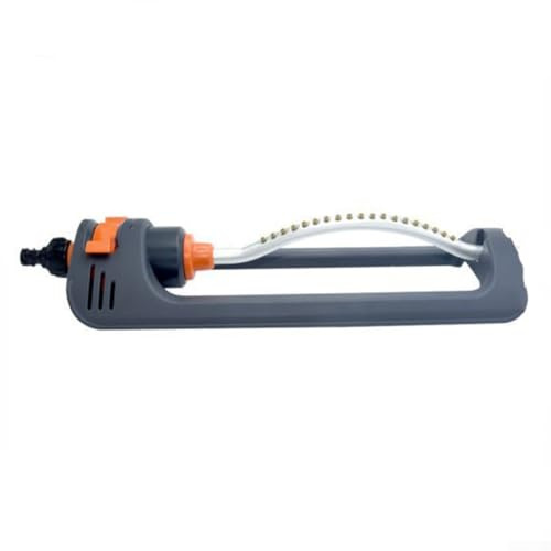 Irrigatore oscillante per prato, 19 getti, attrezzatura per irrigazione da giardino con portata di 9-10 m e valvola di regolazione dell'angolo per prati, terrazze, serre