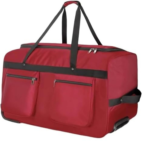 KUASHDBC Expanderbart handbagage med hjul, vikbar resväska med hjul, lätt resväska med handtag, weekendresor för affärsresor (nät)