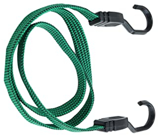 Connex Gepäckspanner - 20 x 700 mm - 2 Stück - Flache Spannseile mit robusten Kunststoffhaken - Dehnbar & reißfest - Zur Ladungssicherung aller Art / Spanngummi mit 2 Haken / Expander / DY270656