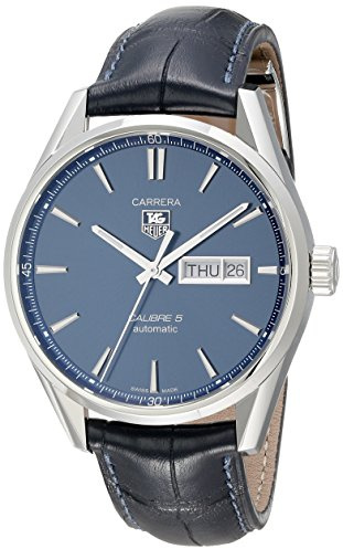 TAG HEUER MEN'S 41MM ALLIGATOR LEATHER BAND AUTOMATIC WATCH WAR201E.FC6292