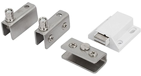 Aexit porte douche cabinet charnière Pivot verrouillage magnétique Jeu colliers verre 551R850