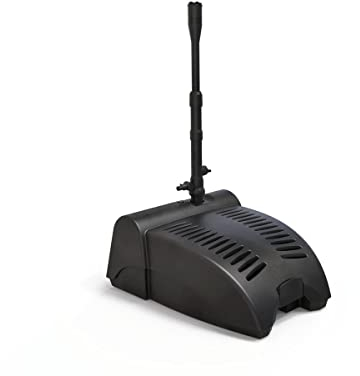 Pontec PondoRell 5000 UVC - Kompakter, schwarzer Unterwasserfilter mit Wasserspiel inkl. hochwertiger UVC-Leuchtmittel, Schwarz