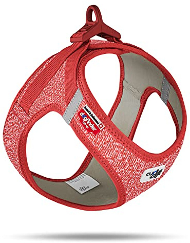 Vest Harness Merino curli Clasp Red XS