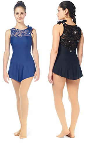 SKATE GURU SAGESTER Style: 191 Figure Skating Dress/Color: Blue, Size: L