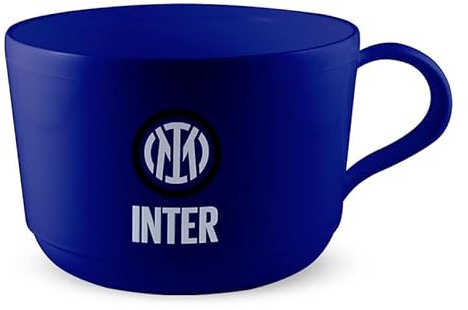 ILS I LOVE SHOPPING Officiella Jumbo Cup Frukost plast mugg för Mikrovågsugn med handtag Finny BPA-fri frukost (Inter)