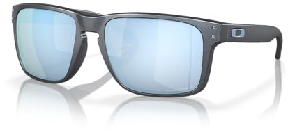 Oakley OO9417 Holbrook XL Sunglasses, Blue Steel/Prizm Deep Water Polarized, 59 mm