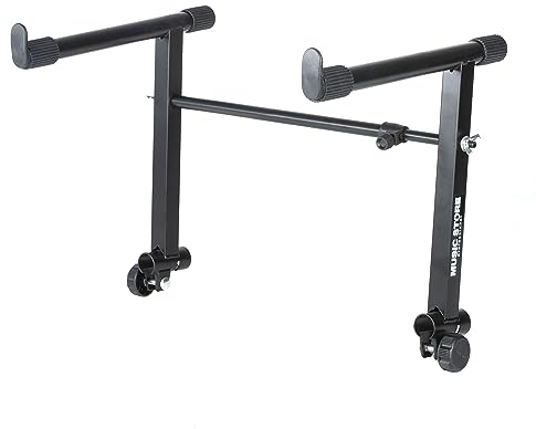 MUSIC STORE KB-50, Keyboardständer-Aufsatz, Schwarz, 29cm Höhe, 65cm Breite, Zubehör für Keyboardständer