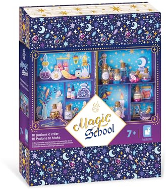 Janod - Magic School - Mis Pociones Mágicas - Actividad Manual para Niños - Manualidades Creativas - Fabricar Poción Mágica Infantil - Mundo de la Magia - Juego para Niños a Partir de 7 Años - J09142