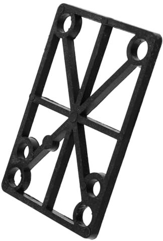 BESPORTBLE Skateboard-dämpfungspad Surfbrett-Riser-pad Stoßdämpfer-pad Kunststoff-Riser Verbesserte Fahrstabilität Reduzierte Vibrationen Erhöhte Einfache Installation Vielseitige