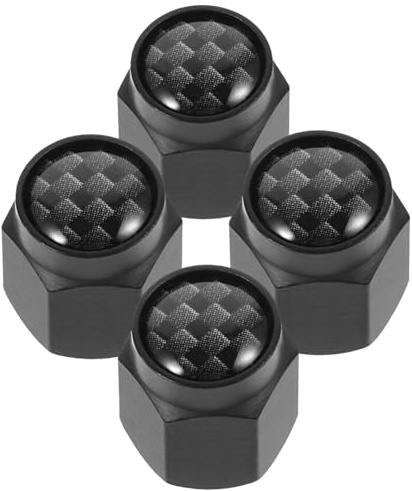 CHILDWEET Autoreifen Ventilkappe Einzigartiger Stil aus Kupfer 4 Stück Praktischen Metallventilkappen mit Universellem Design für Autoreifen für Autowheel Reifen im Autoeinsatz