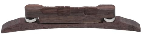 BESPORTBLE Mandolin Bridge Replacement in Smooth Mandolin Instrument Bridge with Simple Structure Easy to Install for Crisp Sound Gift