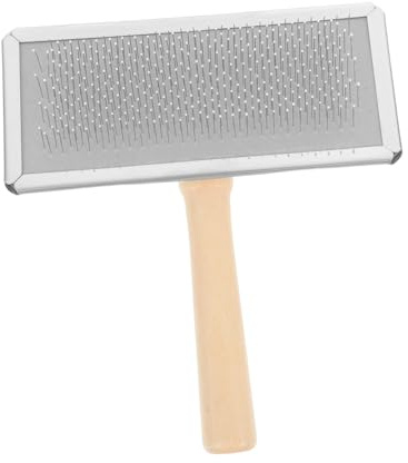 NUOBESTY Brosse à Feutrage Laine Ergonomique en Bois Outil Artisanal pour Projets de Tissage à L'aiguille et Soins Animaux