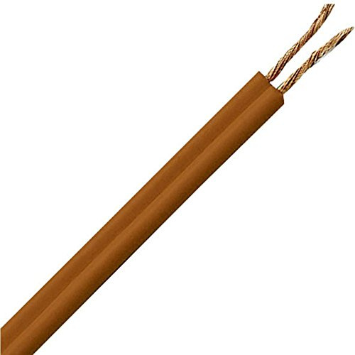 Kopp 152925006 Zwillingsleitung A03VH-H, 2 x 0.75 mm², 25 m, braun