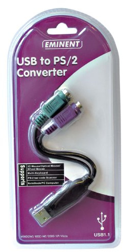 Eminent USB to PS/2 Converter Scheda di interfaccia e Adattatore
