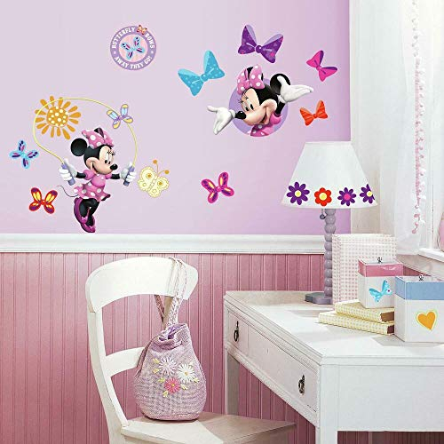RoomMates Disney Minnie Bow-Tique Peel and Stick Wall Decals RMK1666SCS