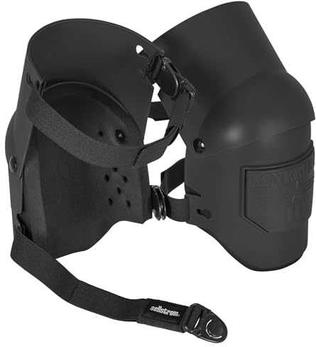 Sellstrom Ultra Flex KneePro Professional Knee Pads for Men & Women with Thick Foam Cushioning & Heavy Duty Hard Outer Shell - Adjustable Straps with Quick-Clips & Ergonomic Metal Hinges - for Construction Work, Gardening, Roofing, Flooring