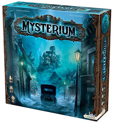 Asmodee Mysterium, Juego de Mesa Premiado de Misterio y Cooperativo, A Partir de 10 Años, De 2 a 7 Jugadores, 42 Minutos por Partida, En Español y Portugués