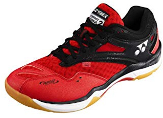 Yonex Men's Power Cushion Comfort Advance 2 Shoes, Red/Black (7.0)