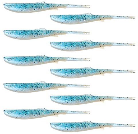 ZECK Vertikalköder & Dropshot Angelköder - Wilson 3 Inch | 7,6 cm - Blue Ice