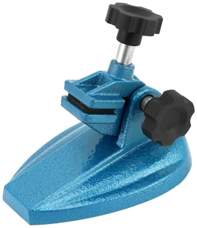 QWORK® Bügelmessschraubenhalter mit doppeltem rutschfestem Klemmpolster für Mikrometer bis 4 Zoll(10cm)