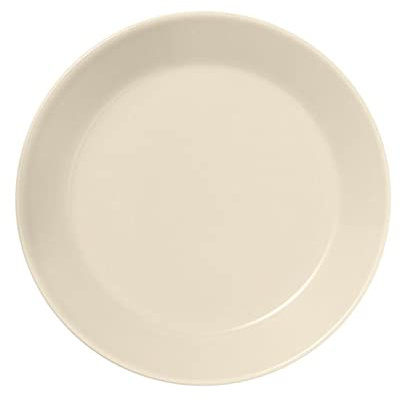Iittala Teema Teller aus Porzellan in der Farbe Leinen mit einem Durchmesser von 17 cm, Maße: 17,5cm x 17,5cm x 2,6cm, 1059146