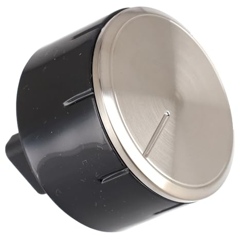 sparefixd Bouton de commande pour cuisinière à gaz Bosch - Argenté/noir