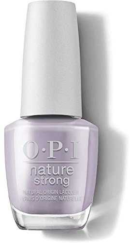 OPI Nature Strong Nagellack Right as Rain – langanhaltender Nagellack mit veganer, innovativer Formel mit natürlichen Inhaltsstoffen – für glänzende Nägel in dezentem Grau