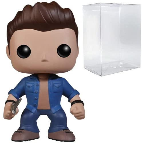 POP Supernatural - Dean Winchester Funko Pop! Vinyl Figure (Bundled with Compatible Pop Box Protector Case), Multicolored, 3.75 inches