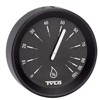 Tylö Hygrometer Brilliant Black