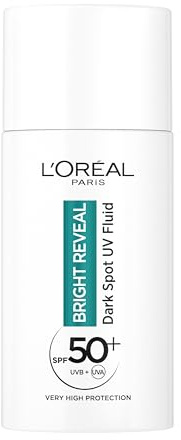 L'OREAL Paris Bright Reveal Réduisant la décoloration Fluide UV avec SPF 50+, 50 ml
