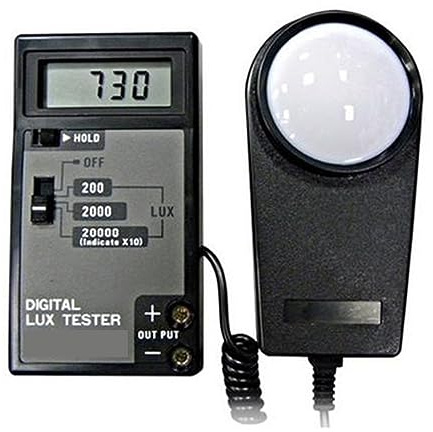 Mesureurs de lumière Compteur De Lumière Numérique 0-20000 Lux Essais Environnementaux Type De Poche Illuminomètre Photomètre Détecteur Mesure Photomètre