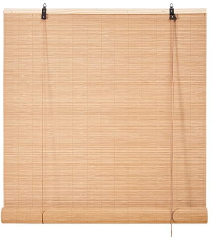 Bambusrollo für Fenster Bambus Rollo Jalousie Sonnenschutz Holzrollo Innen Seitenzugrollo Sichtschutz für Terrass Außen küche