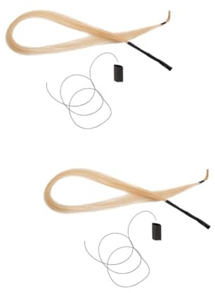 Vaguelly 2 Stücke Duktil Robust Violine Viola Bogen Haare Ausdrucks Kraft Made Pferd Haar
