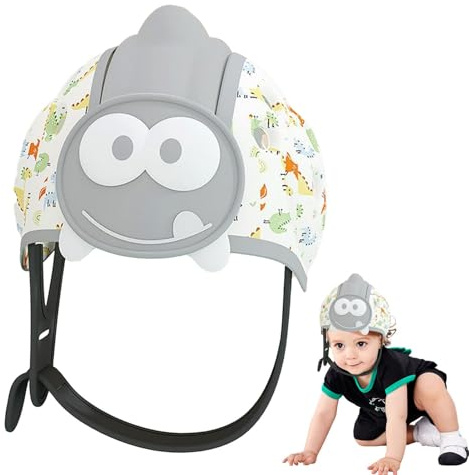 Babyhelme, Sicherheitshelm für Helme | Ultraleichte Atmungsaktive Anti-Kollisionskappe zum Krabbeln und Gehen | Weicher Schutzhelm für Babys von 6-24 Monaten